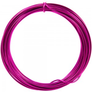 Coloured Copper Wire Deep Pink 0.6mm 10 Metre Coloured Copper Wire Deep Pink 0.6mm 10 Metre