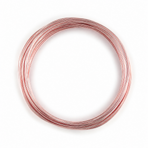Rose Gold Coloured Copper Wire 0.6mm 10 Metre Rose Gold Coloured Copper Wire 0.6mm 10 Metre